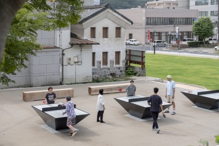 森の芸術祭とのコラボ企画 「津山ピンポン広場」でイベント開催のお知らせ（雨天のため３０分遅延の18時より）