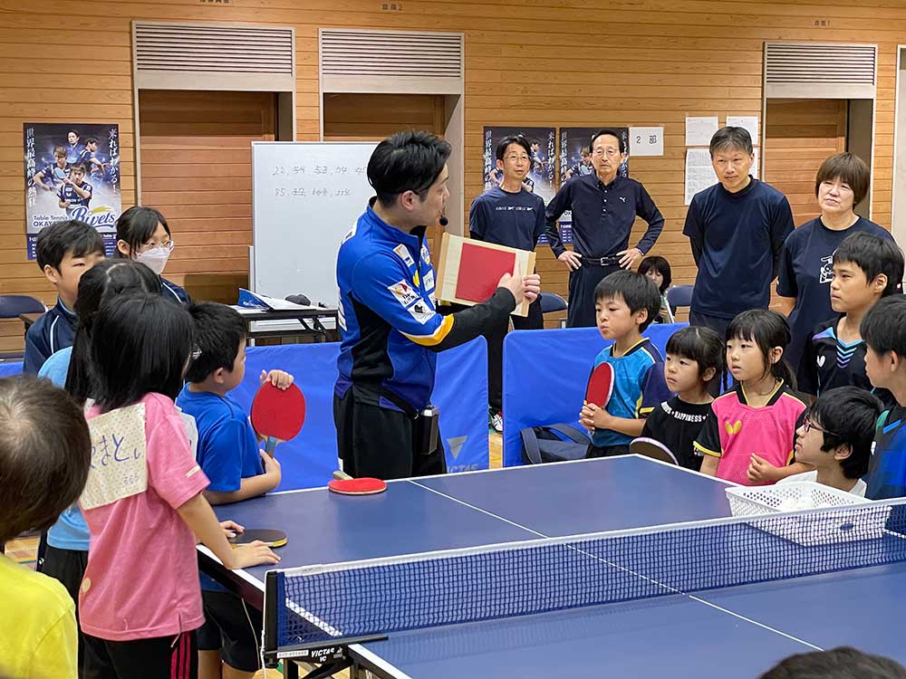 岡山県内各地で卓球教室を開催